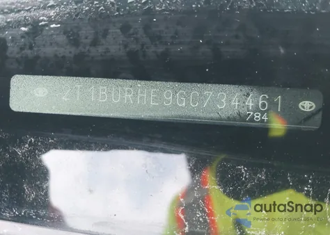 2016 Toyota Corolla Le из США, поврежденный, VIN 2T1BURHE9GC734461